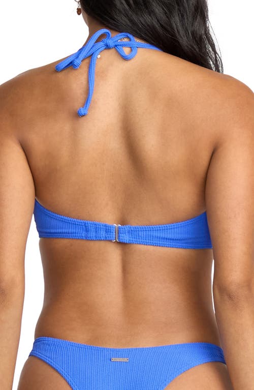 Billabong Sunrays Drew Bandeau Bikini Top In Blue