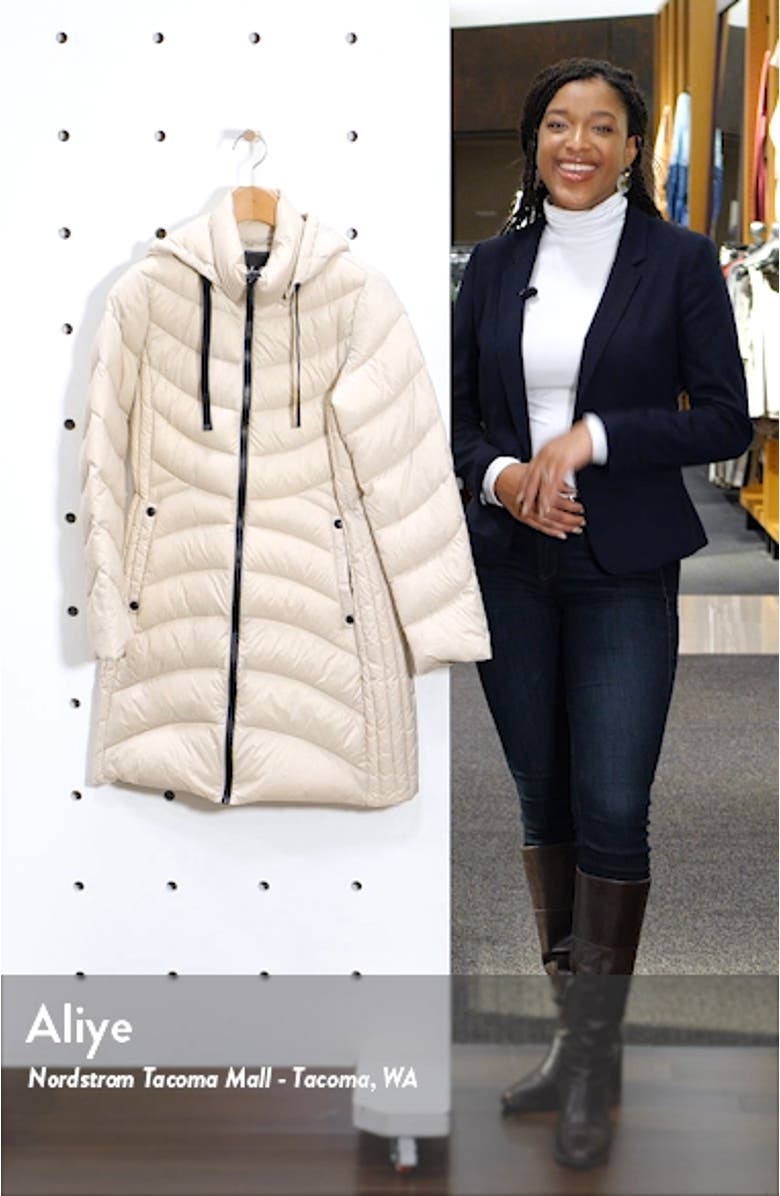Hooded Packable Puffer Coat, sales video thumbnail