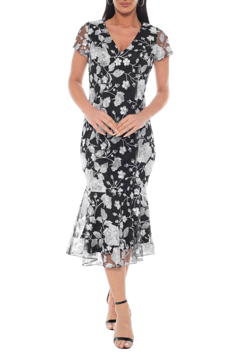midi flounce dress Floral Flounce Midi Dress | Dresses