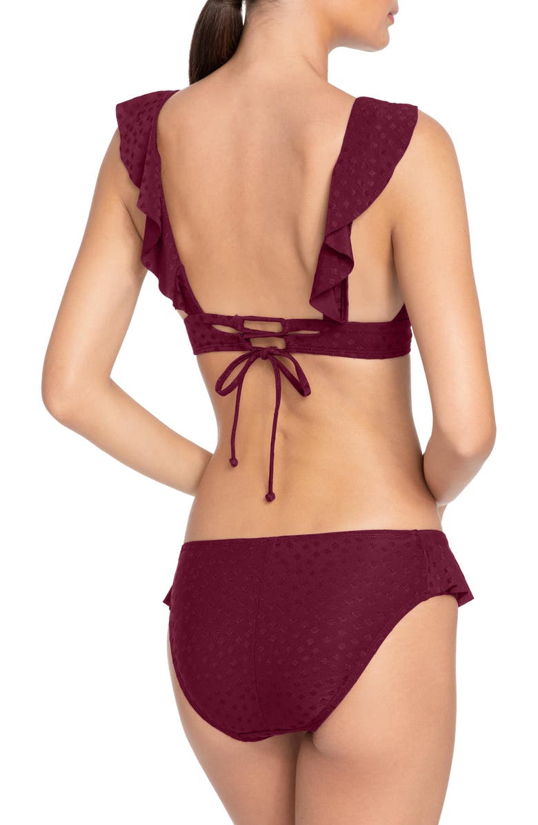 Robin Piccone Juliana Ruffle Bikini Bottoms, Alternate, color, 