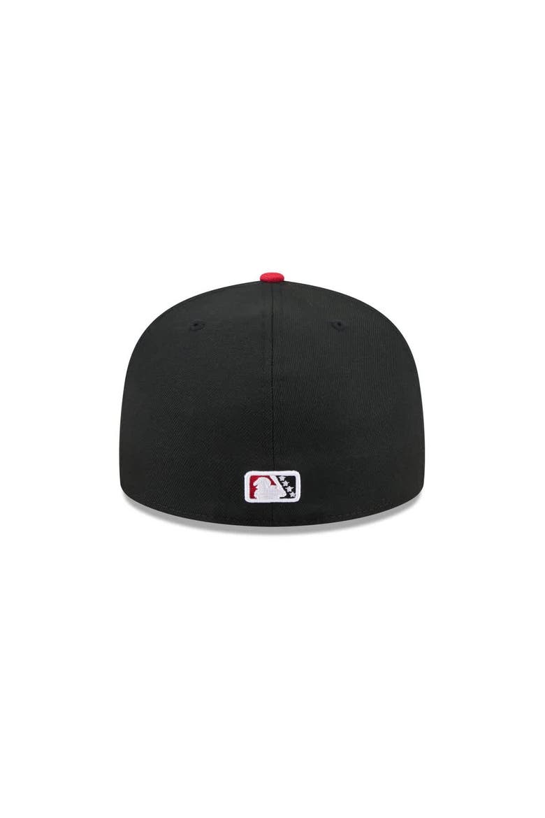 Men's New Era  Black Fresno Grizzlies Theme Nights 59FIFTY Fitted Hat, Alternate, color, Black