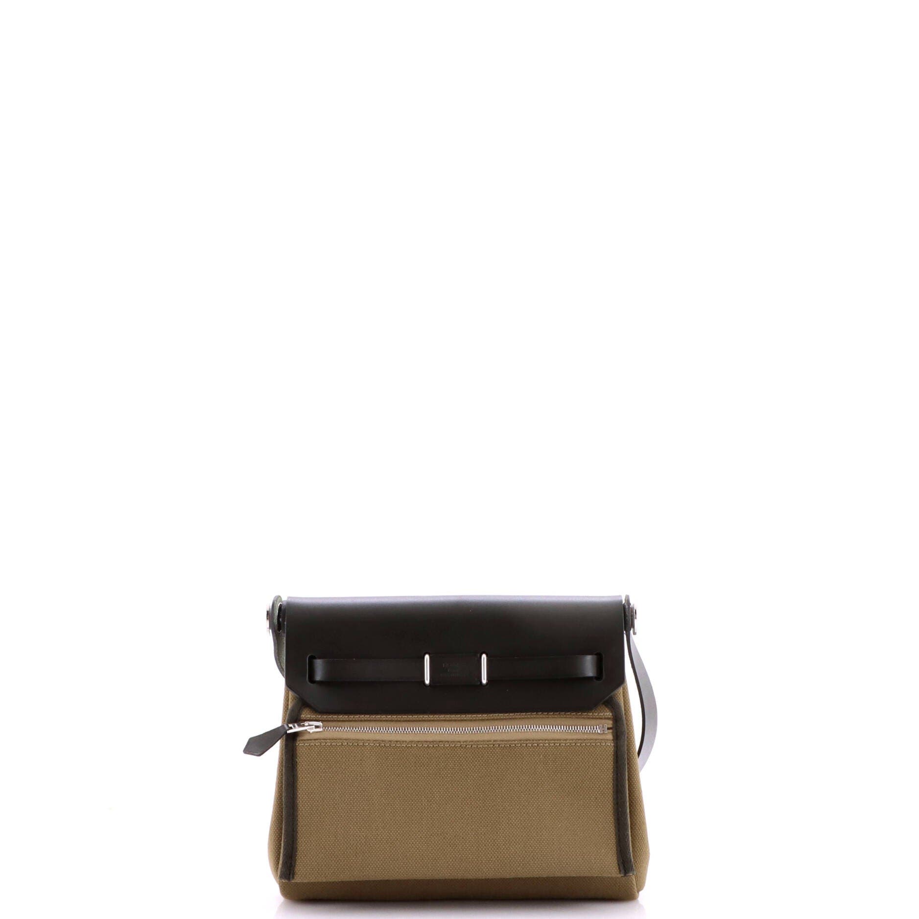 Herbag Zip Toile and Leather 20, Alternate, color, Beige