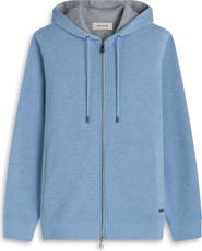 Bugatchi Piqué zip-Up Hoodie