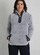 Weird Fish Madi Cozy 1/4 Zip Fleece Sweatshirt