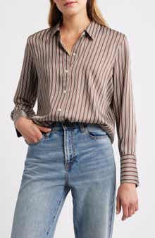 Rails Saige Variegated Stripe Button-Up Shirt