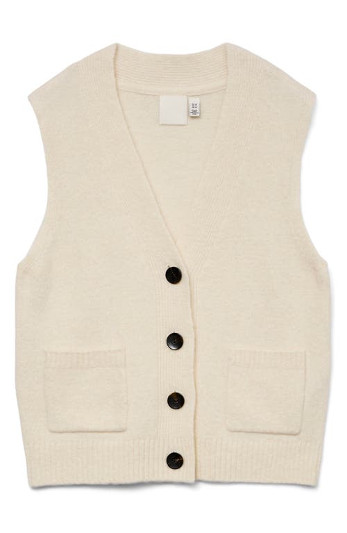 VERO MODA VERO MODA CLIO V-NECK BUTTON FRONT VEST 