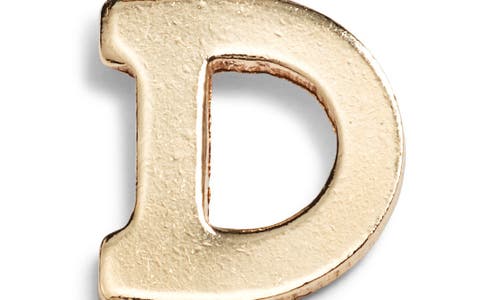 Nashelle Initial Charm In Gold Fill - D