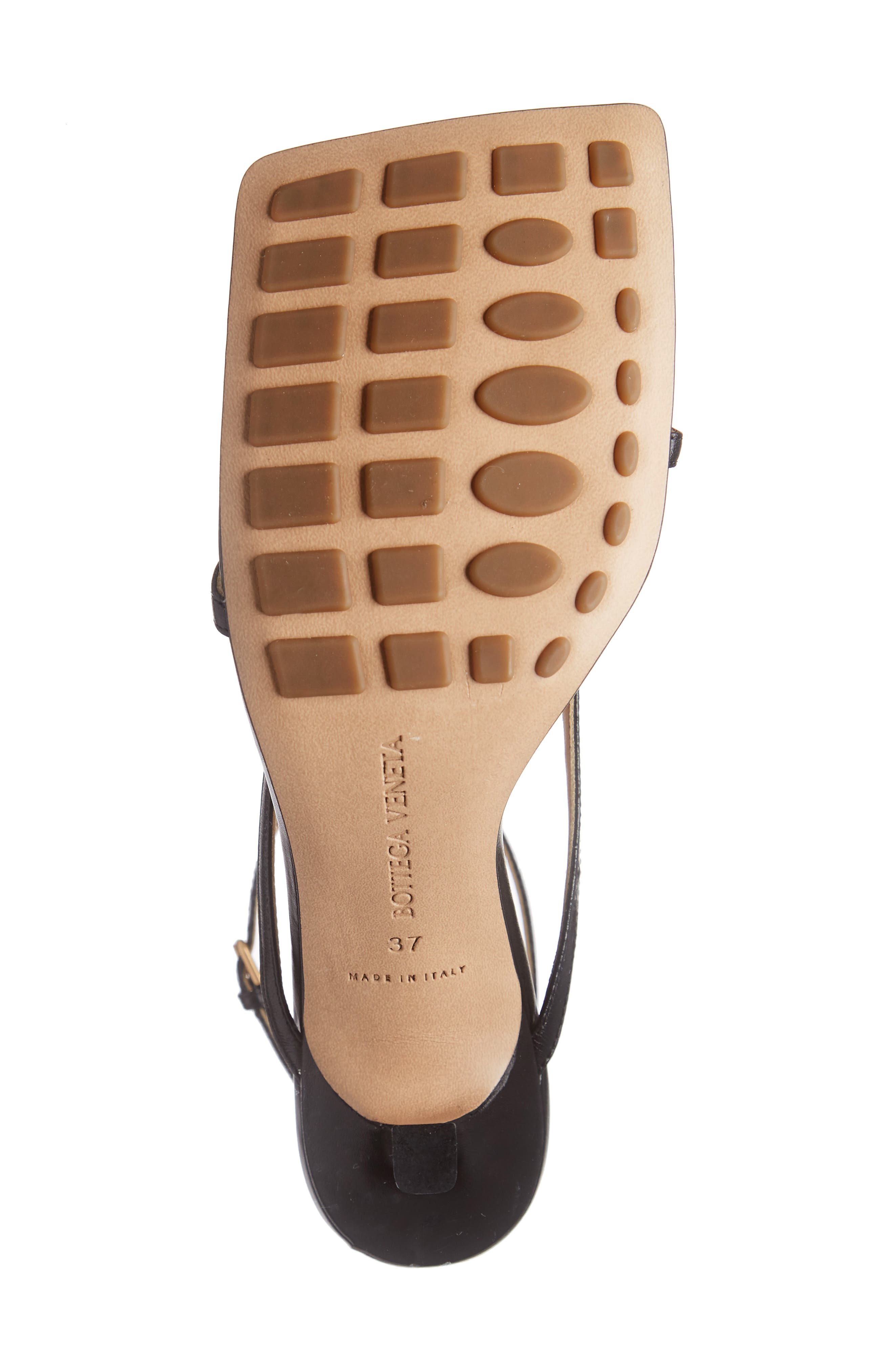 Bottega Veneta Stretch Square Toe Sandal, Alternate, color, 