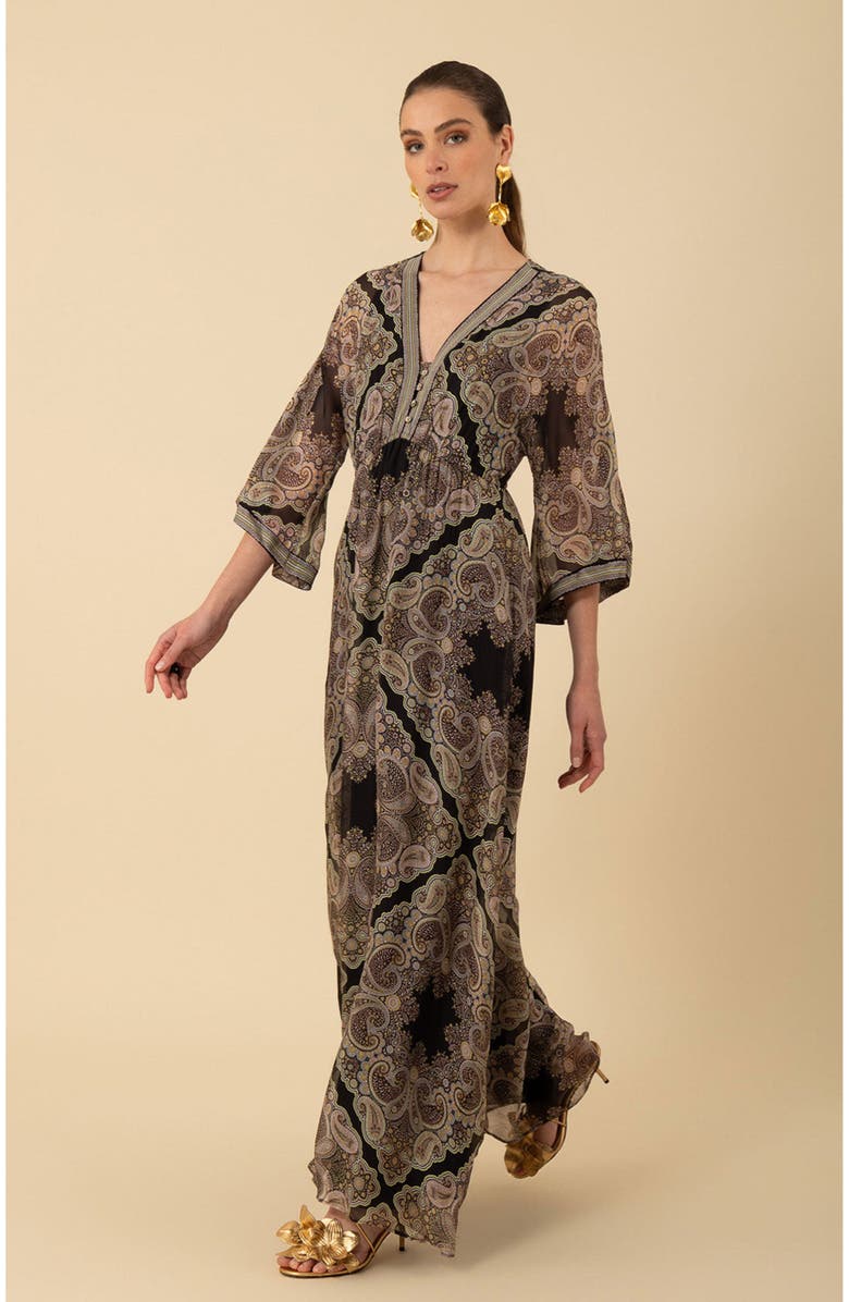 Hale Bob Emerie Chiffon Maxi Dress, Alternate, color,
