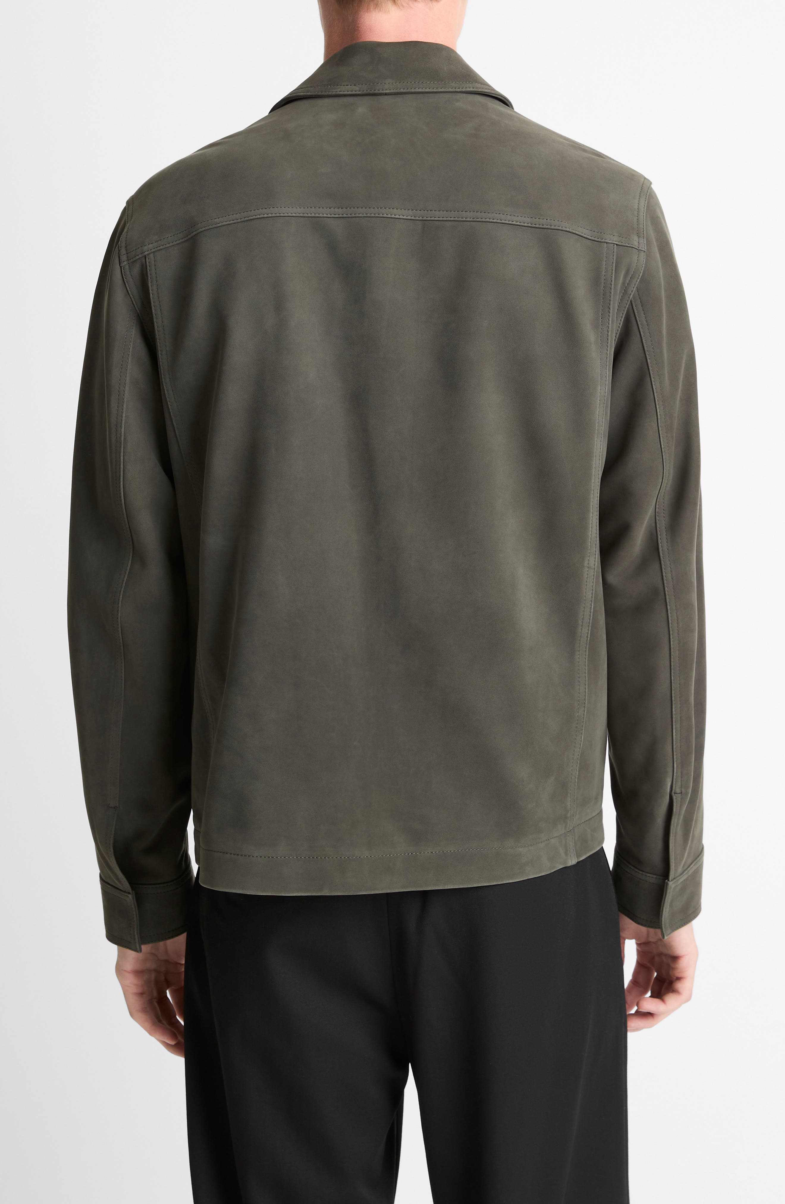 Modern Lambskin Trucker Jacket - image 2