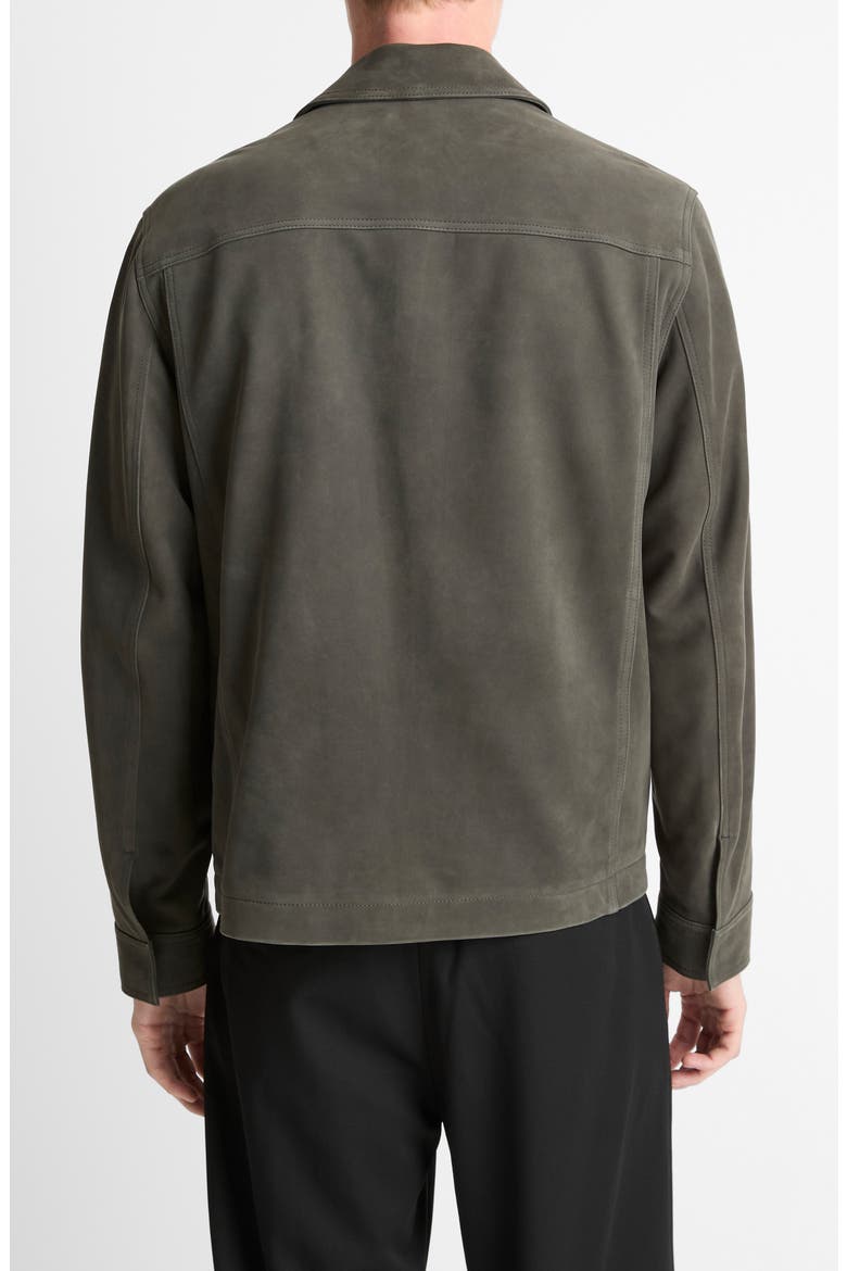 Modern Lambskin Trucker Jacket, Alternate, color, SYCAMORE