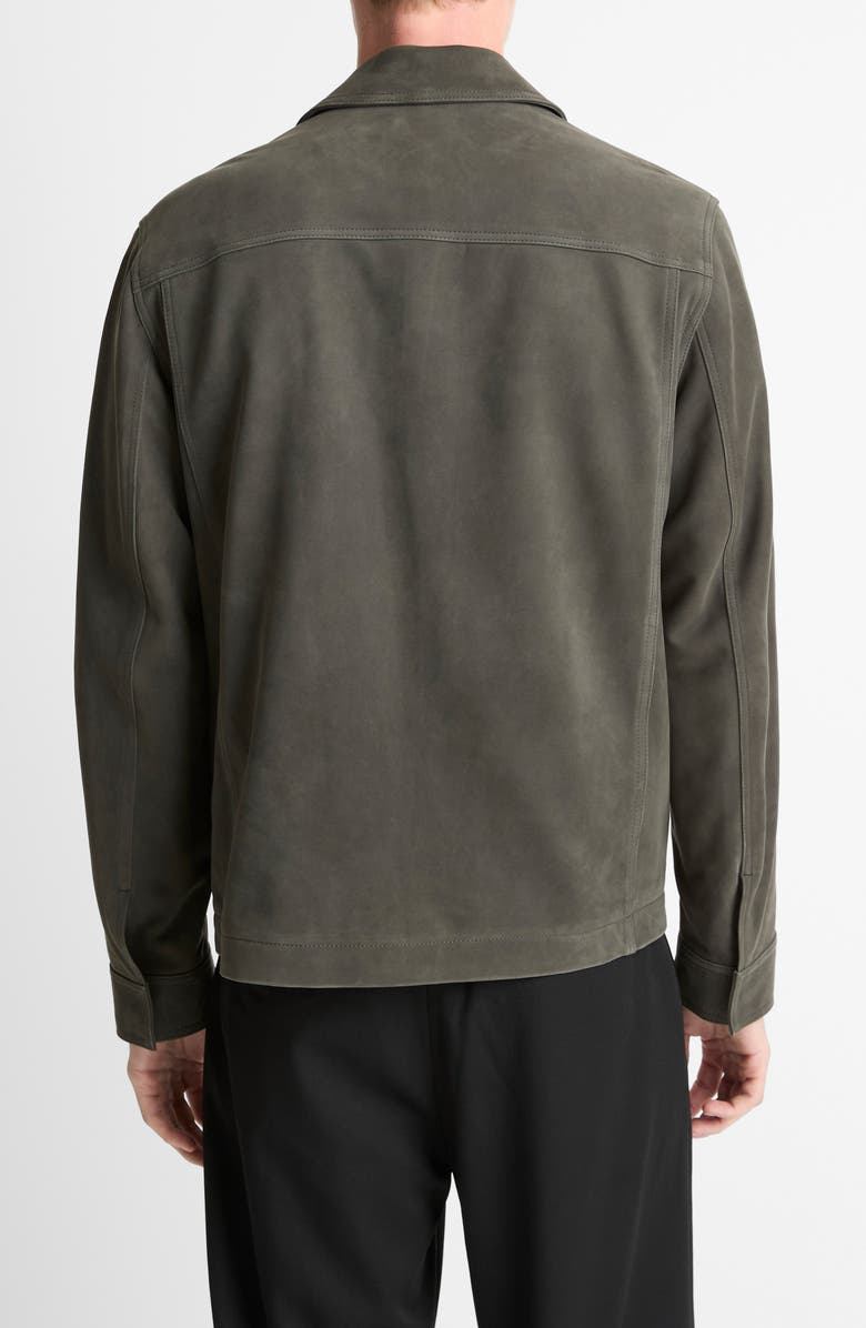Vince Modern Lambskin Trucker Jacket, Alternate, color,