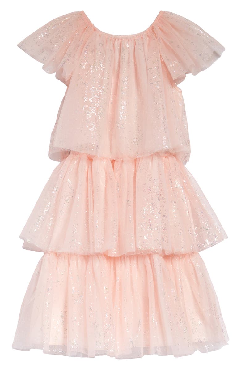 Nordstrom Tiered Sparkle Dress, Alternate, color,
