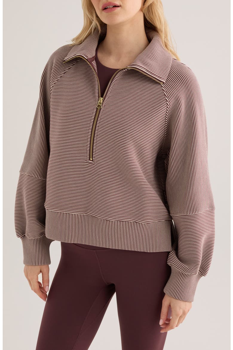 Milano Half-Zip Sweatshirt, Main, color, HUCKLEBERRY