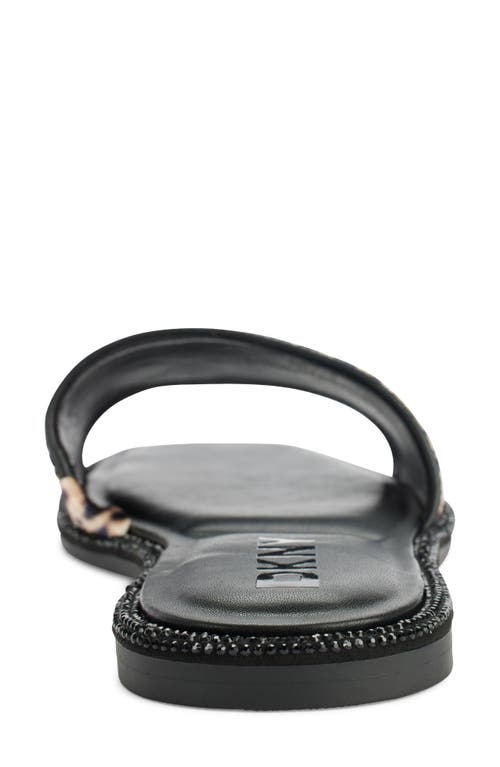 Dkny Badin Slide Sandal In Animal Print