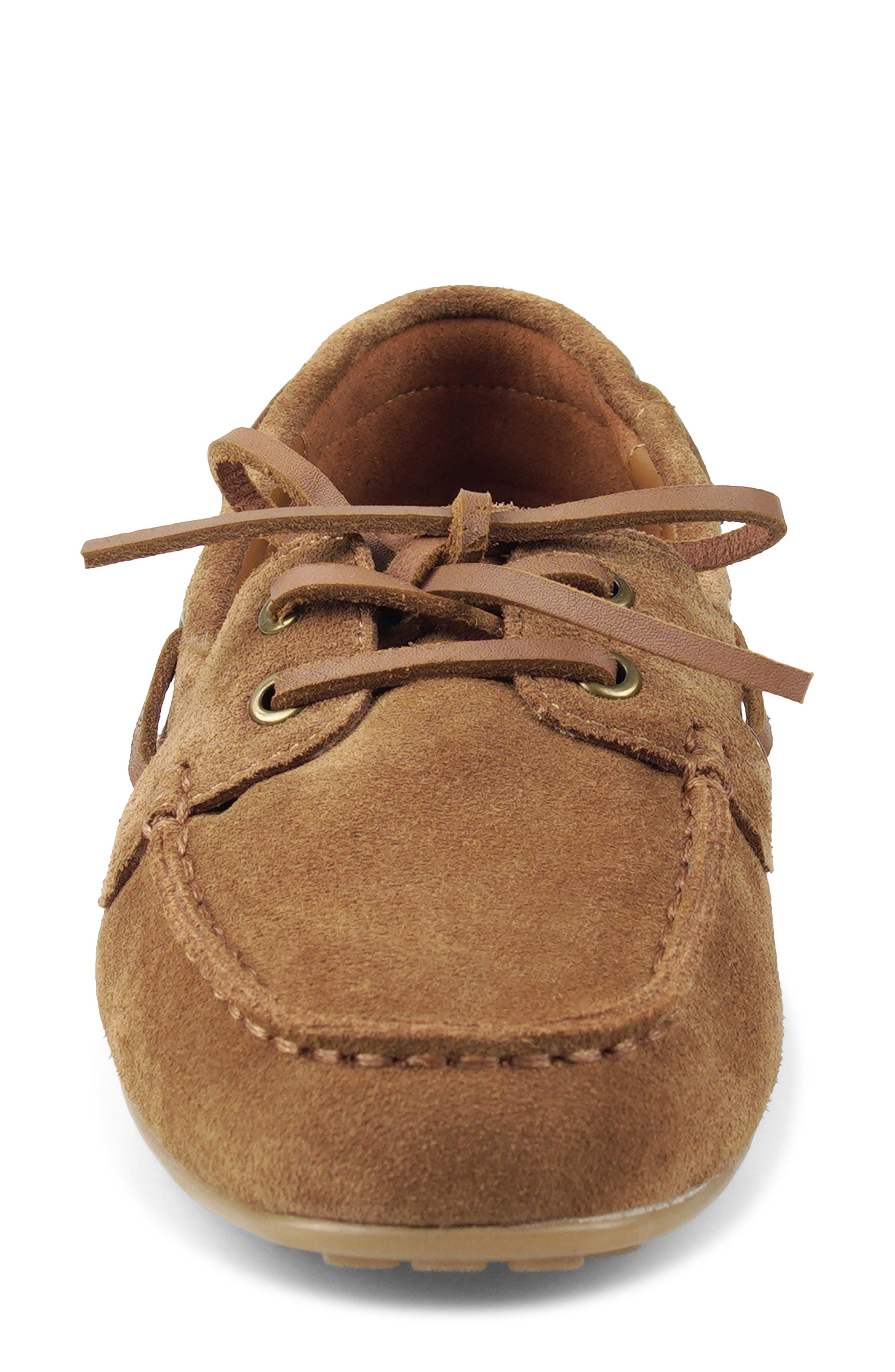 Bandy Boat Shoe, Alternate, color, TAN SUEDE