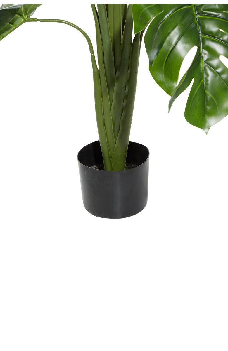 GINGER BIRCH STUDIO Monstera Artificial Decorative Foliage - 53" - Green, Alternate, color, Multi