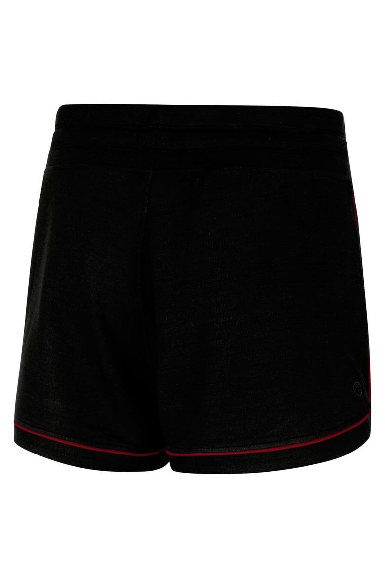 Women's Colosseum Black Alabama Crimson Tide Lil Sebastian Tri-Blend Shorts, Alternate, color, Black