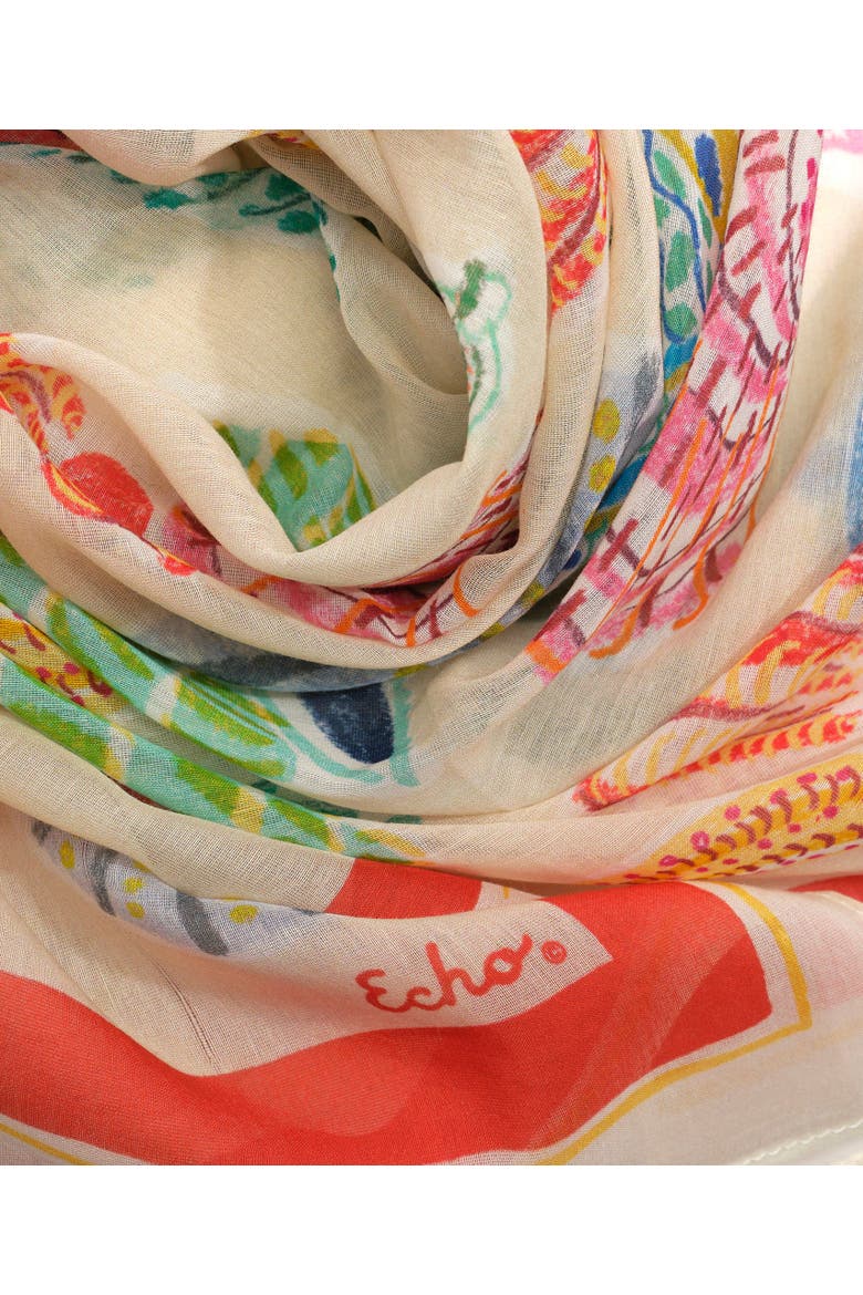 Sea Shells Sarong, Alternate, color, Multi