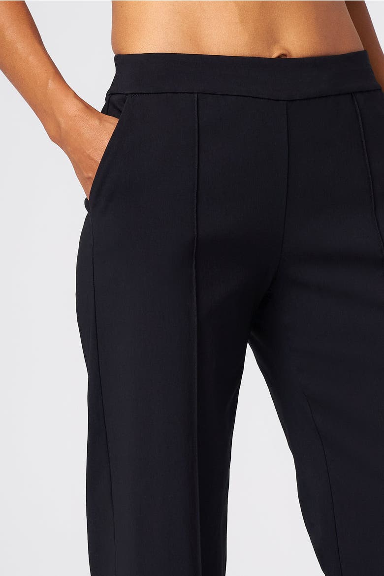 Wilshire Stretch Straight-Leg Pant, Alternate, color, Black