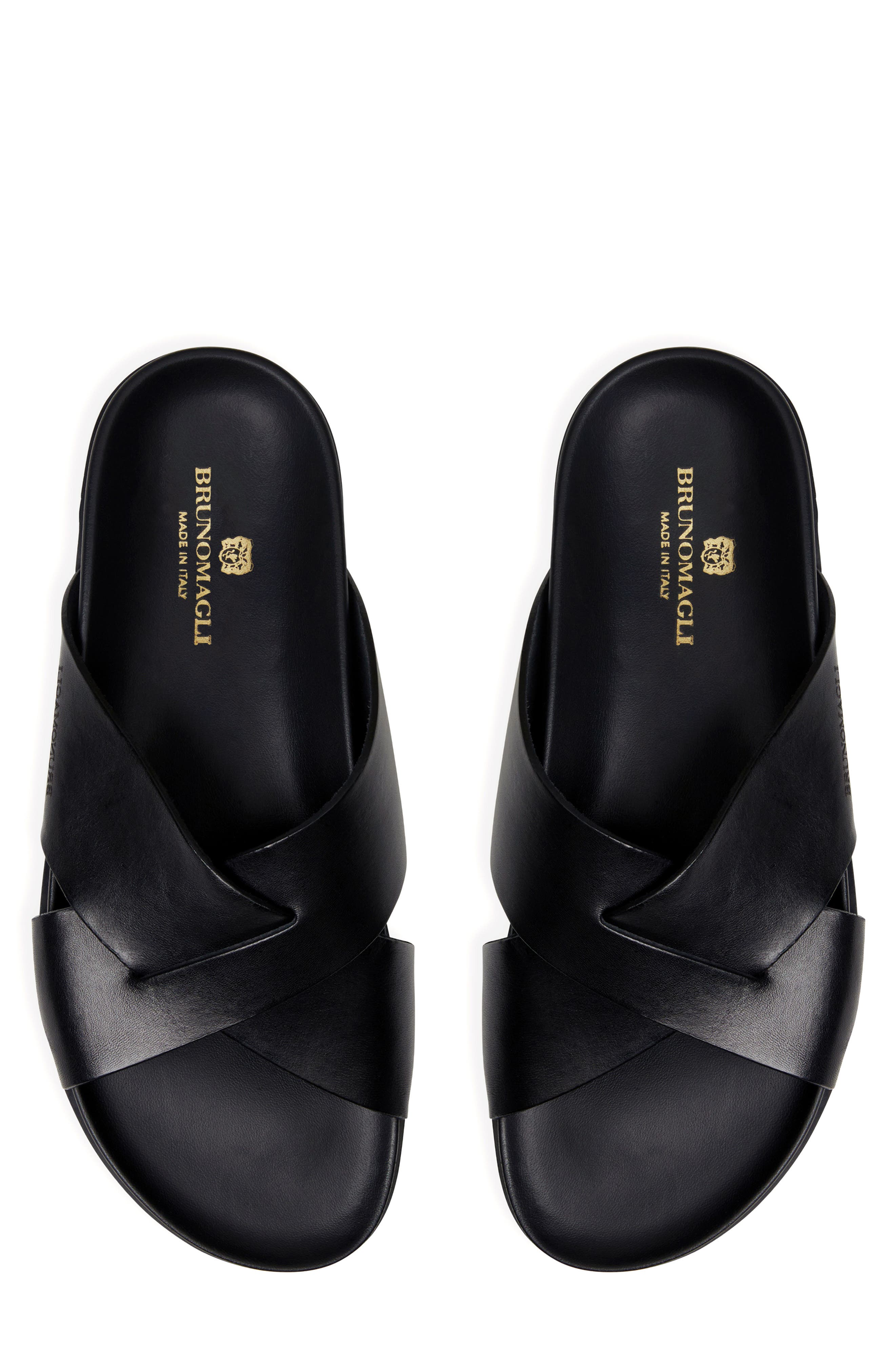 Bruno Magli Bologna Slide Sandal, Alternate, color, Black