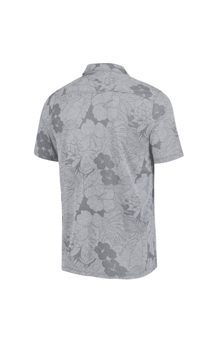 Tommy Bahama Men's Tommy Bahama Gray Wake Forest Demon Deacons Miramar Blooms Polo, Alternate, color, Gray