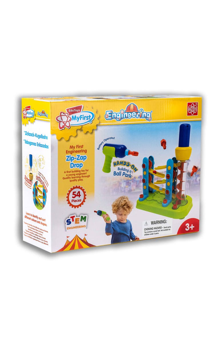 Edu Toys My First Engineering Zigzag Drop Stem Toy, Main, color, Multicolored