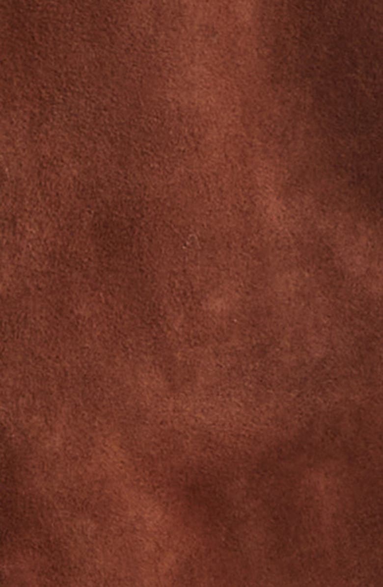 Cinq à Sept Chris Suede Vest, Alternate, color, Dark Sepia