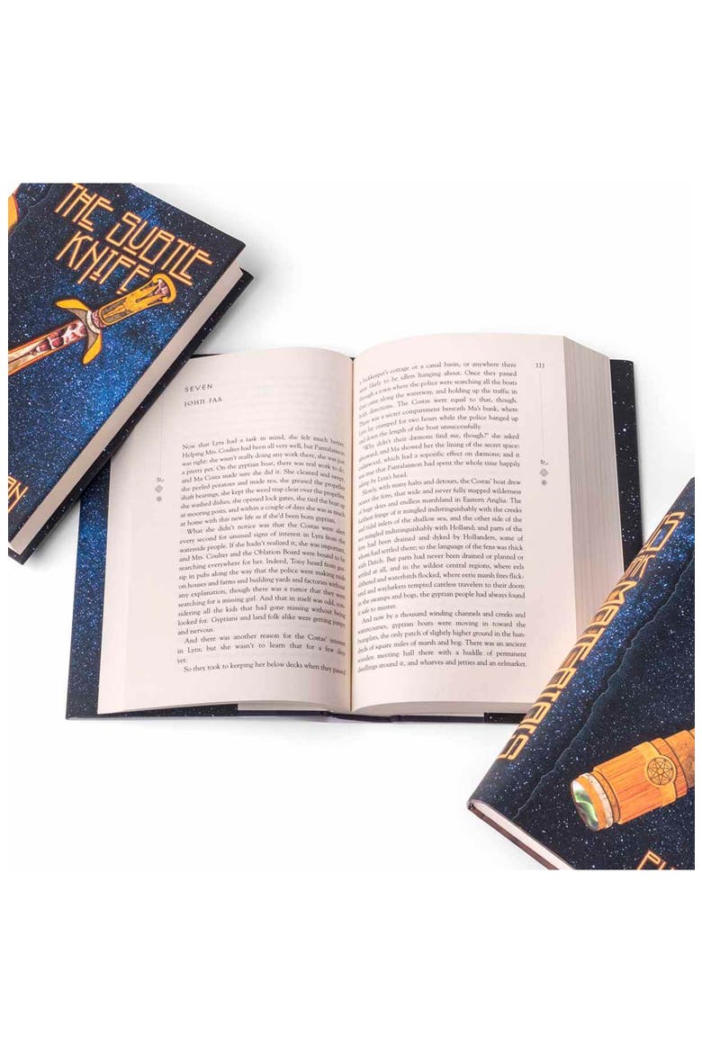 His Dark Materials Book Set, Alternate, color, Gold