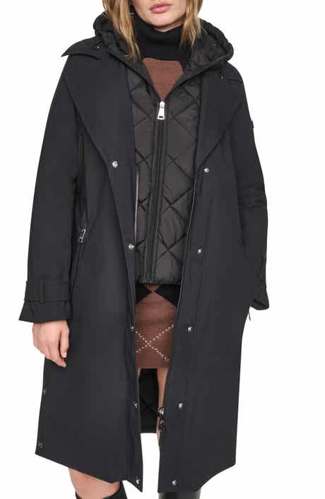 Mixed Media Trench Coat