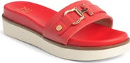 NEW YORK AND COMPANY Carlyn Platform Wedge Slide Sandal