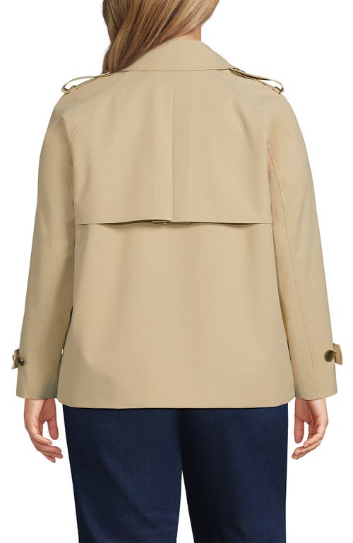 LANDS' END LANDS' END TRENCH RAIN JACKET