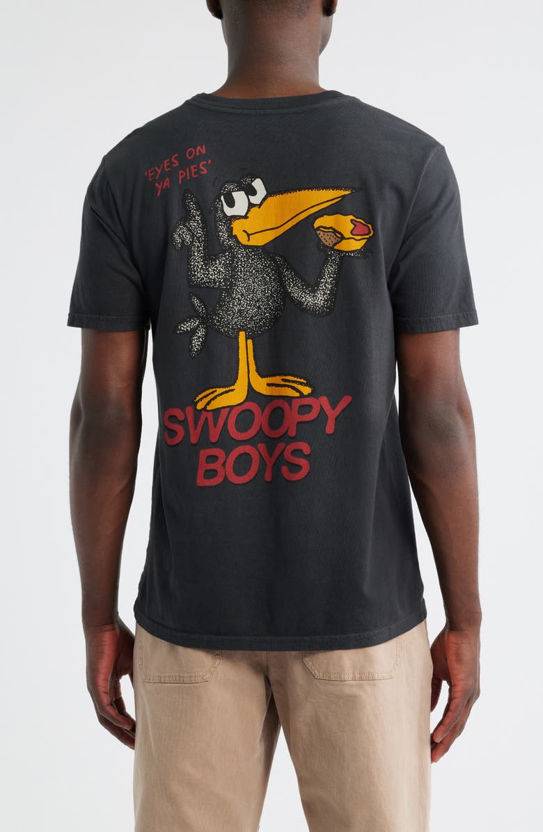 Roark Swoopy Boys Premium Graphic T-Shirt, Alternate, color, Black