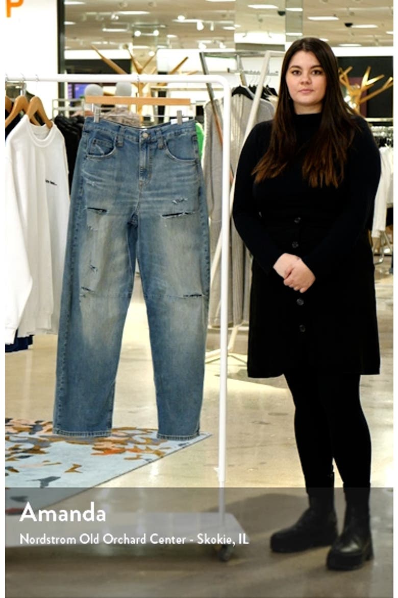 Logan Ripped High Waist Baggy Jeans video