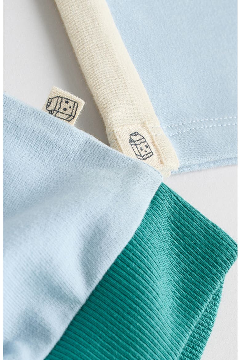 Milk Club Sweatshirt & Sweat Shorts Set, Alternate, color, BLUE