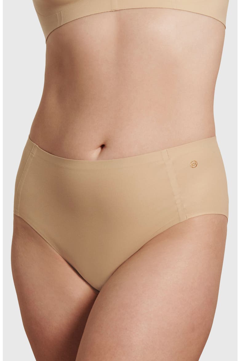 High Waisted Retro Bikini, Main, color, SAND