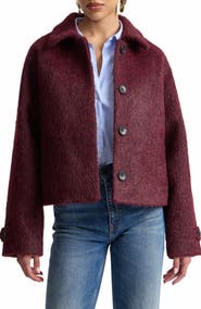 Avec Les Filles Crop Woolly Jacket