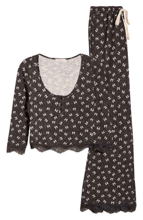 Free People Stolen Dance Pajamas In Black
