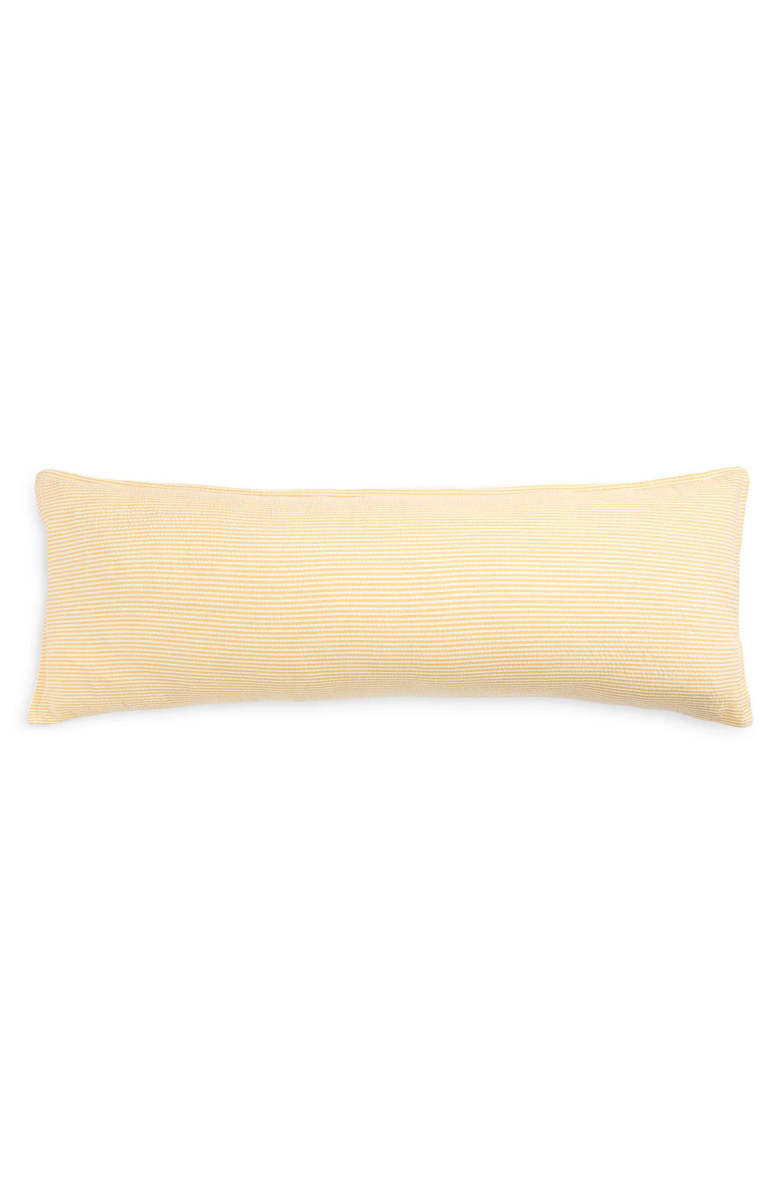 Kassatex Seersucker Lumbar Pillow