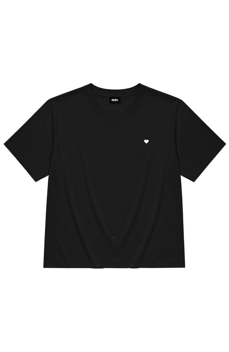 Dalix Lil Heart Relaxed Midweight Jersey Tee, Main, color, Black