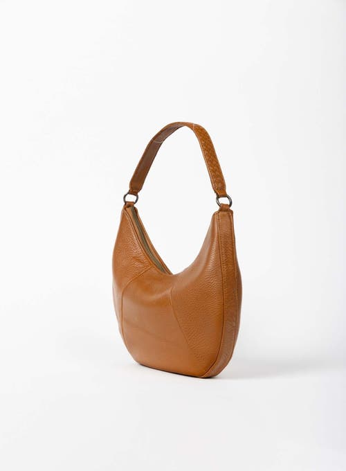 Deux Mains Saddle Shoulder Bag In Brown