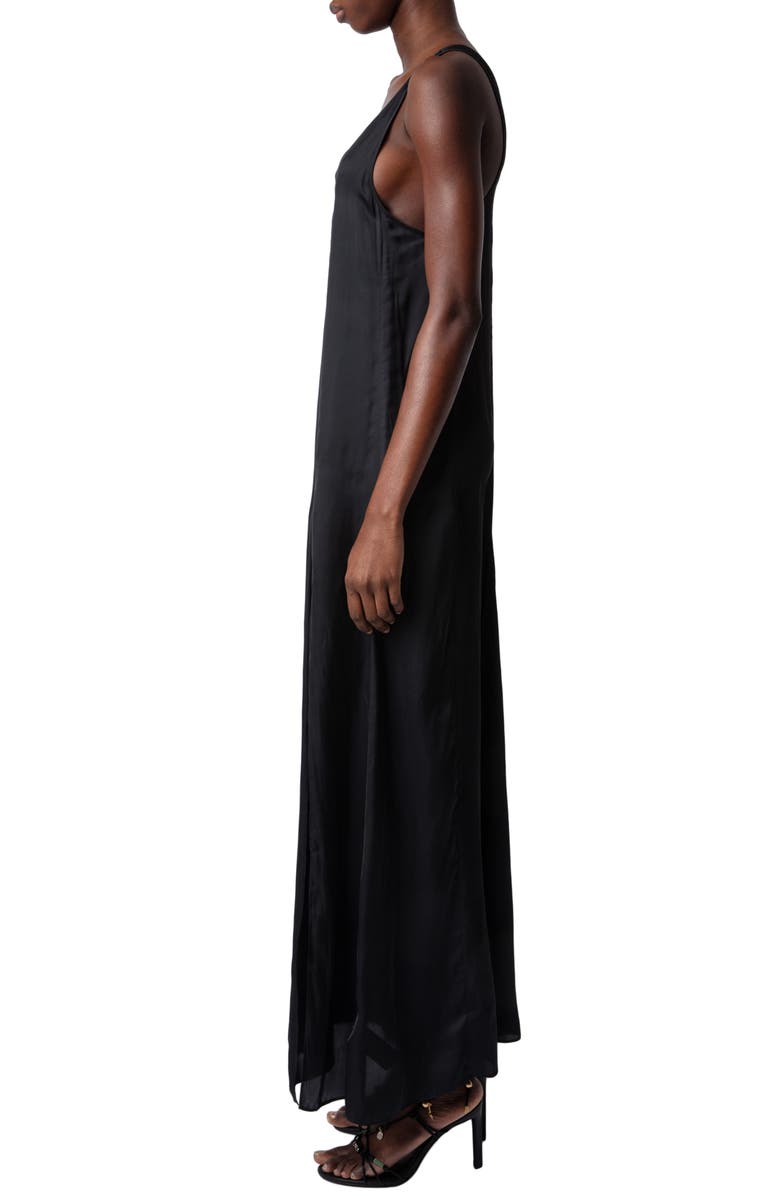 Zadig & Voltaire Rarys Satin Maxi Dress, Alternate, color,