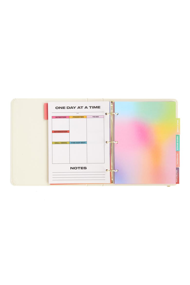 How Are You Feeling Wellness Planner, Alternate, color, CREAM