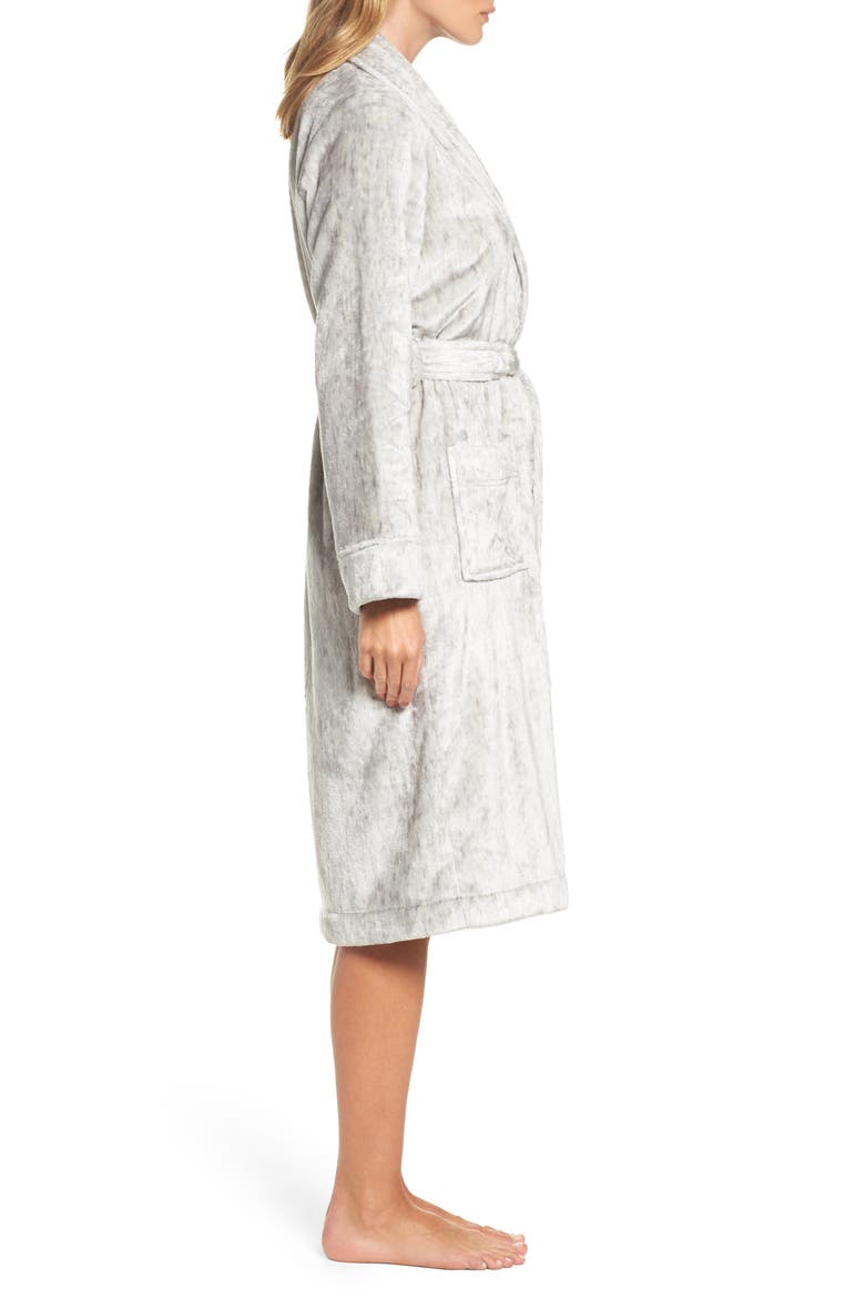 Nordstrom So Soft Plush Robe, Alternate, color, GREY HEATHER