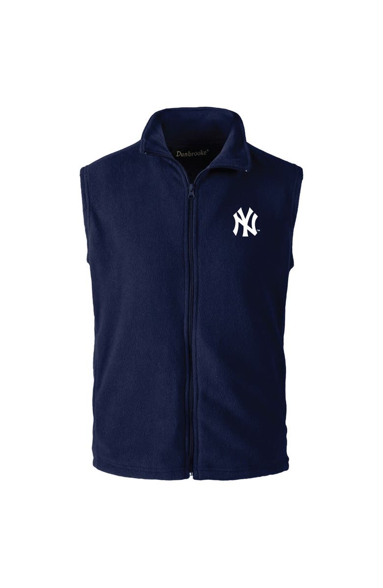 DUNBROOKE Men's Dunbrooke  Navy New York Yankees Houston Full-Zip Vest, Main, color, Navy