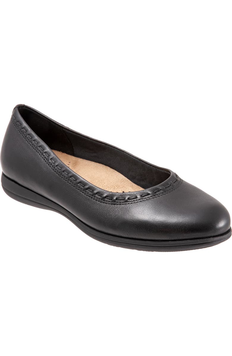 Trotters Dixie Leather Ballet Flat, Main, color,