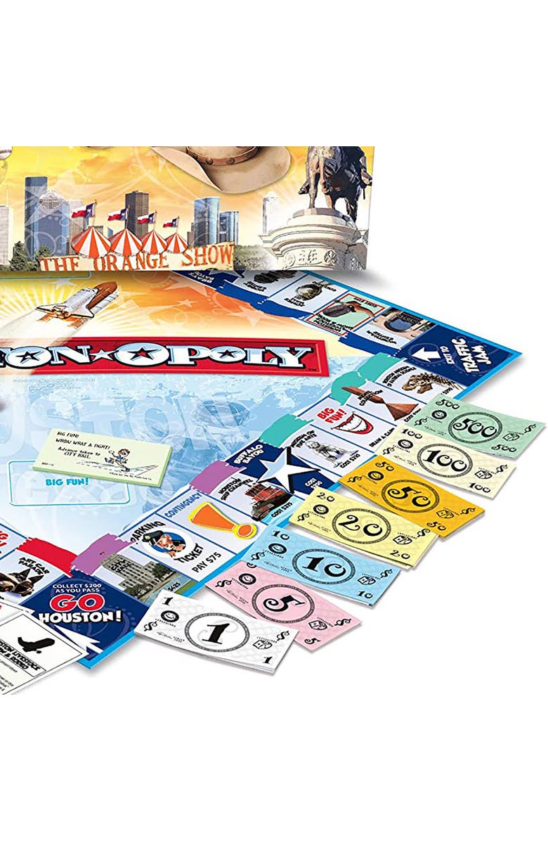 Late for the Sky Houstonopoly Monopoly Board Game, Alternate, color,