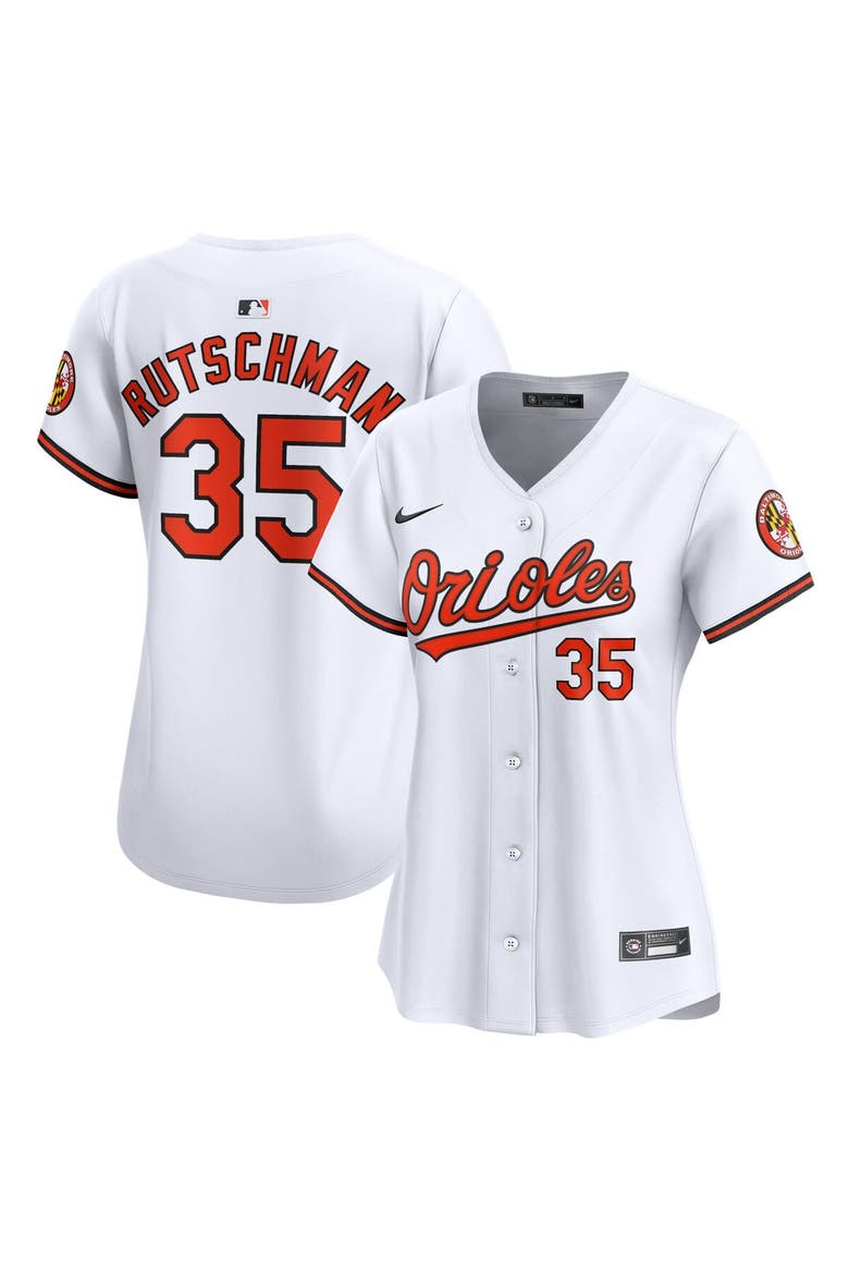 Women's Nike Adley Rutschman White Baltimore Orioles Home Limited Player Jersey, Main, color, White