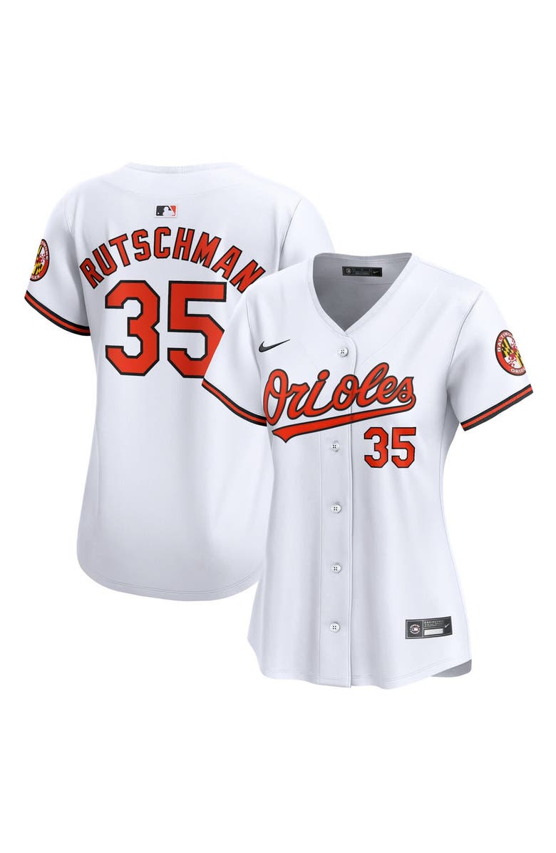 Nike Women's Nike Adley Rutschman White Baltimore Orioles Home Limited Player Jersey, Main, color, White