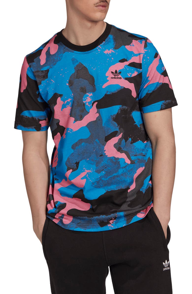 adidas Originals Camouflage Series Cotton Crewneck T-Shirt, Main, color, 